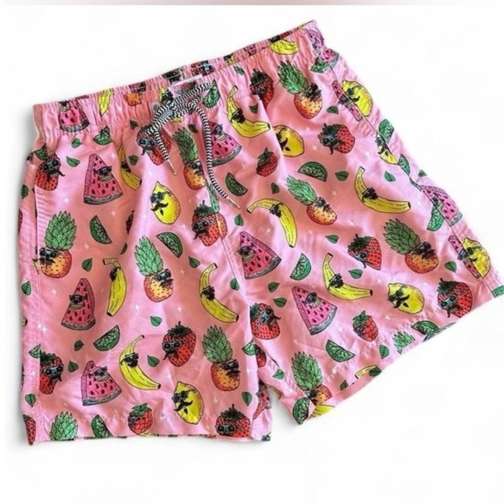 NWOT Men's Boardies Apparel Pink Cool‎ Fruit Swim Shorts